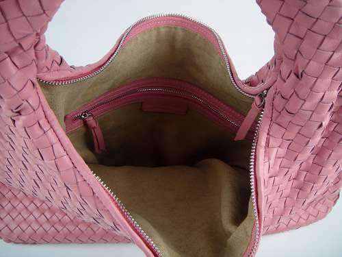Bottega Veneta Nappa Hobo Lambskin Bag 5091 pink